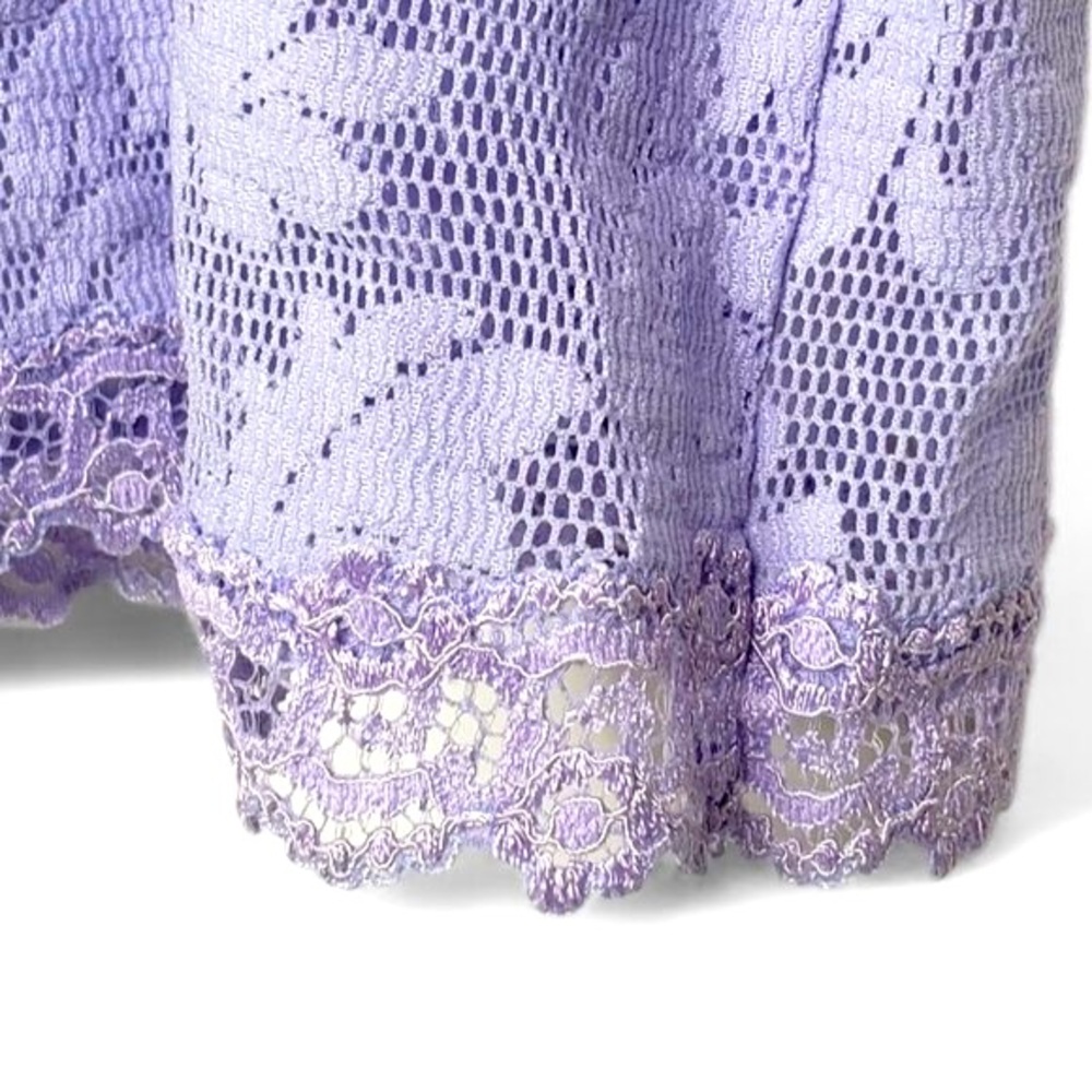 Victoria's Secret Women’s Light Purple Shear Lace See Through Chemise Top - Picture 3 of 5